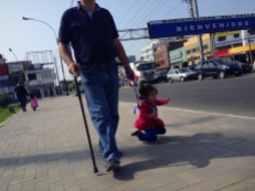 The challenges of baby walking. Callao